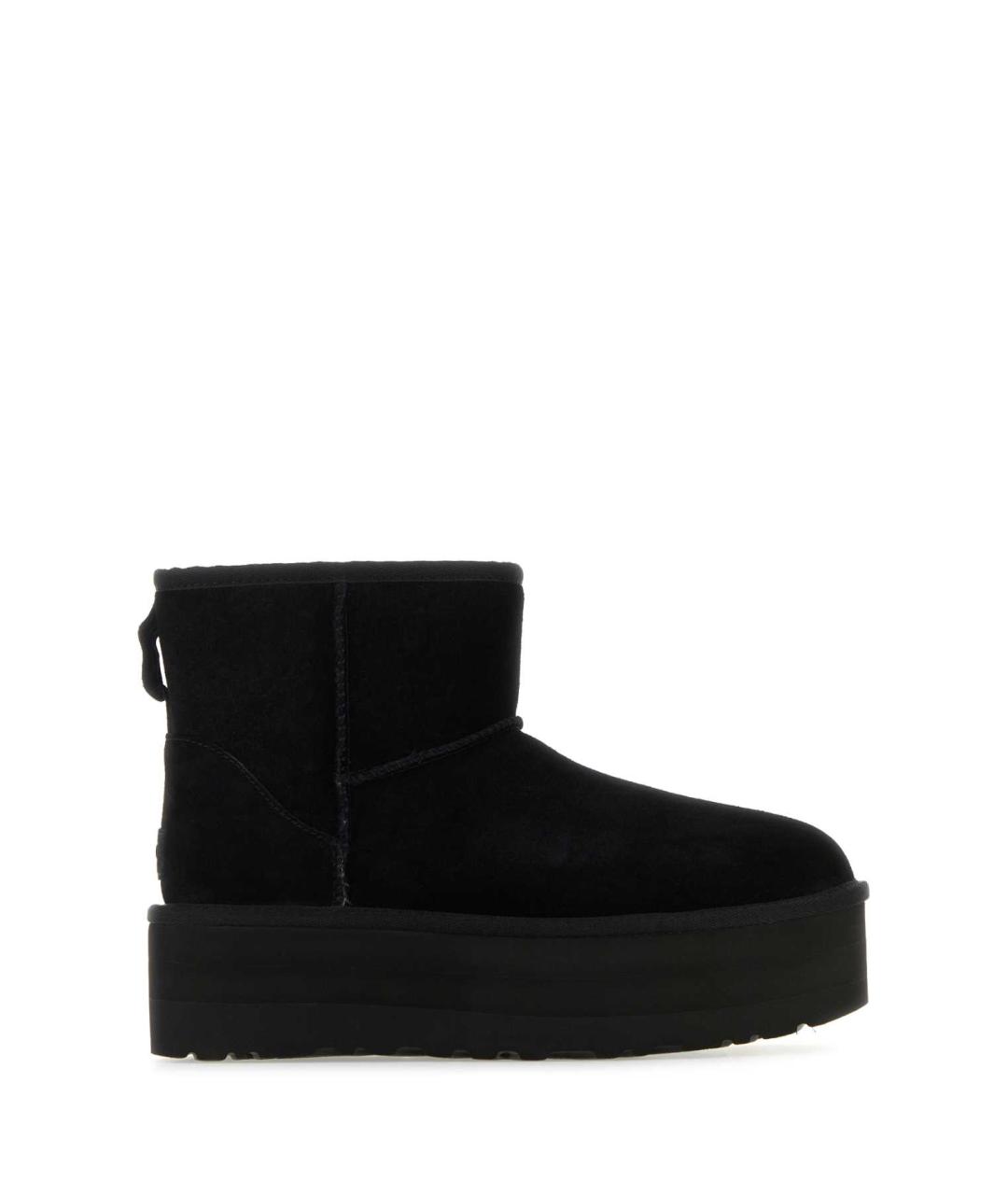 UGG AUSTRALIA Черные замшевые полусапоги, фото 1