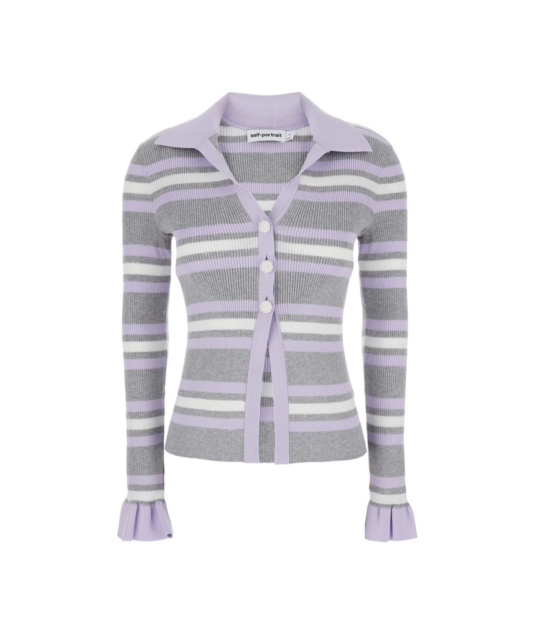 SELF-PORTRAIT Мульти вискозный джемпер / свитер, фото 1