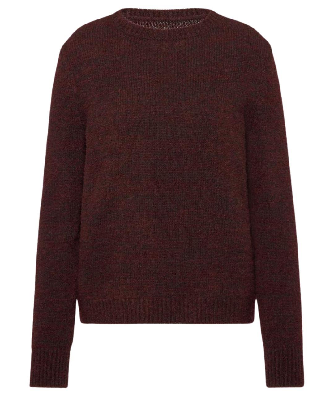 MAISON MARGIELA Бордовый шерстяной джемпер / свитер, фото 1