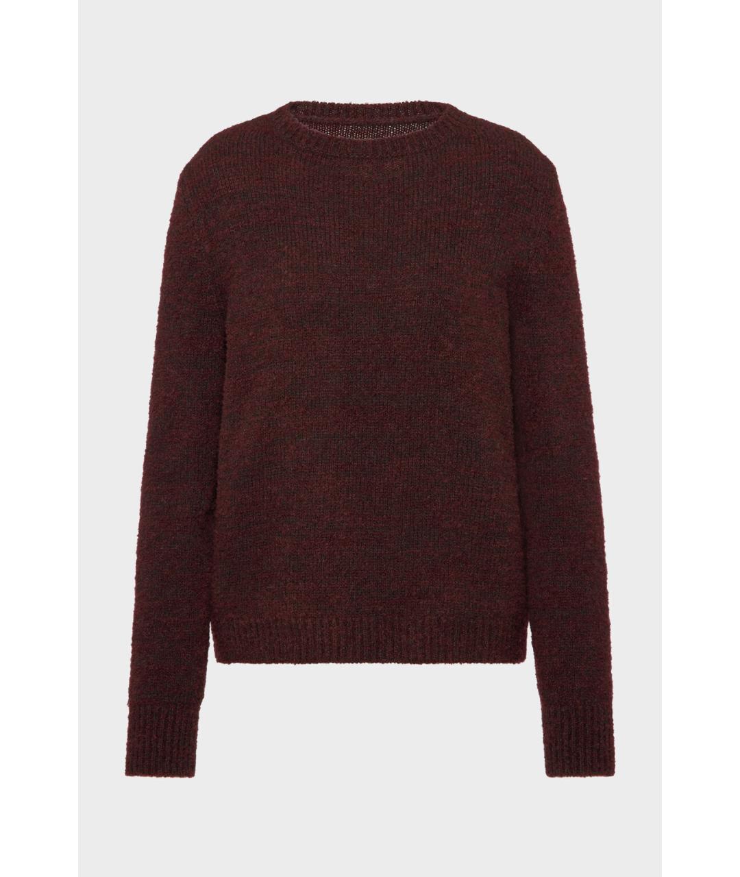 MAISON MARGIELA Бордовый шерстяной джемпер / свитер, фото 7