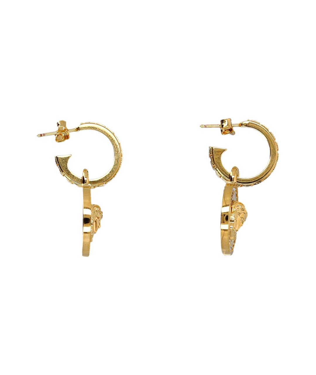 VERSACE Золотые латунные серьги, фото 2