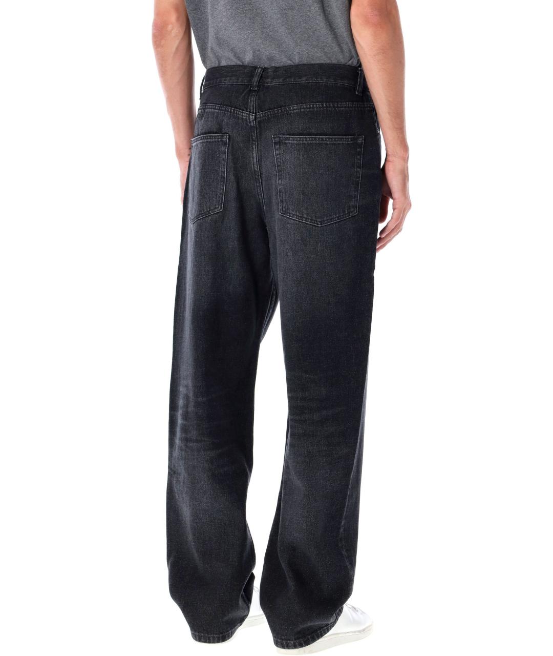 A.P.C. Черные хлопковые повседневные брюки, фото 2