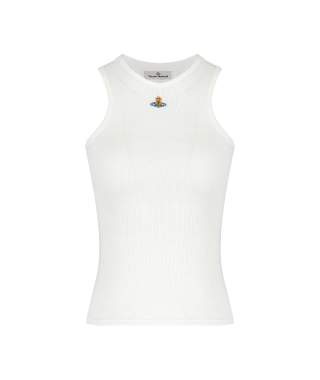 VIVIENNE WESTWOOD Белая хлопковая майка, фото 1