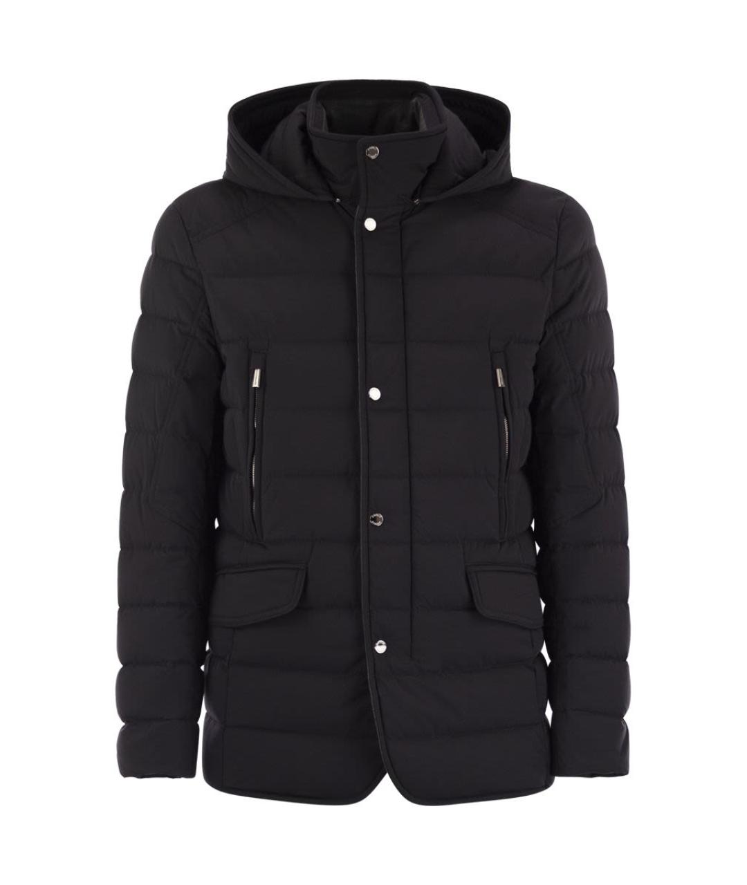 MOORER Синяя полиамидовая куртка, фото 1