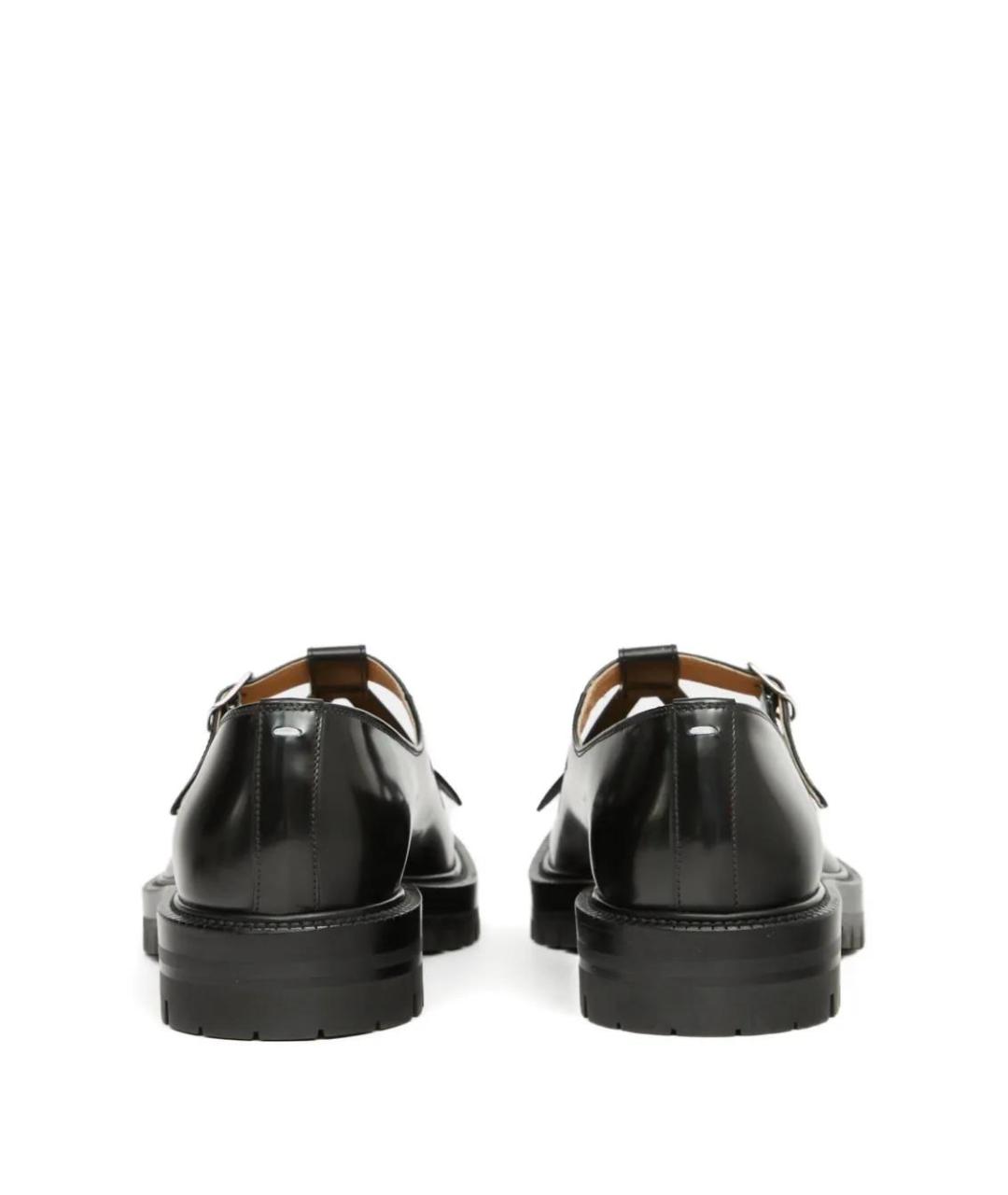 MAISON MARGIELA Черные кожаные лоферы, фото 3