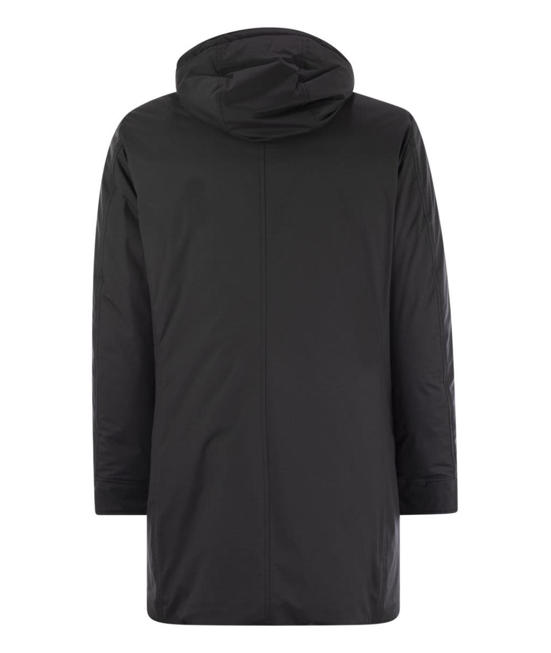 MOORER Синяя полиэстеровая куртка, фото 2