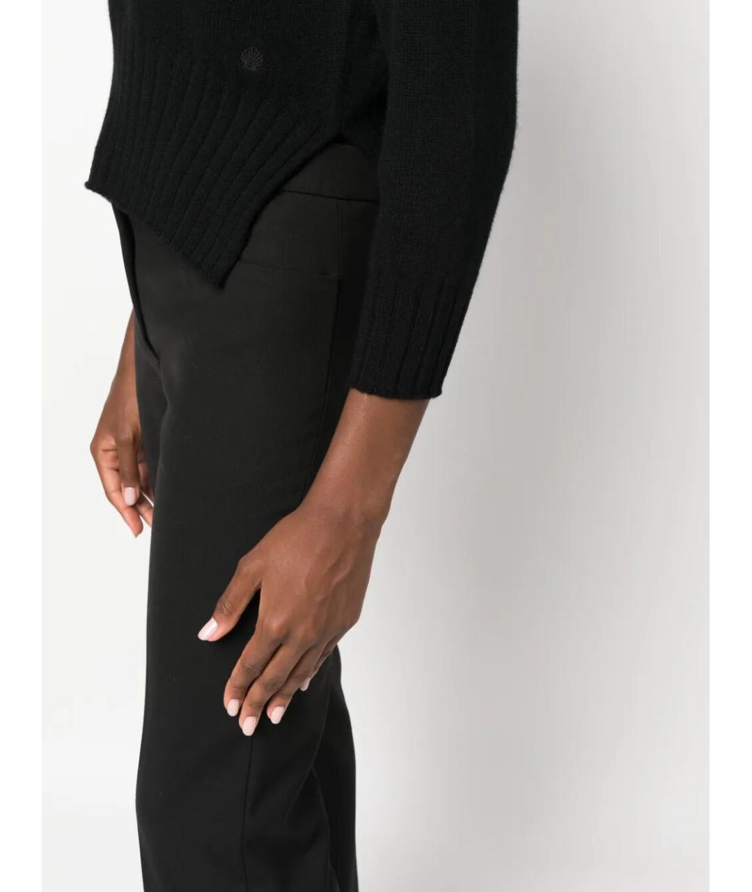 LOULOU STUDIO Черный кашемировый джемпер / свитер, фото 2