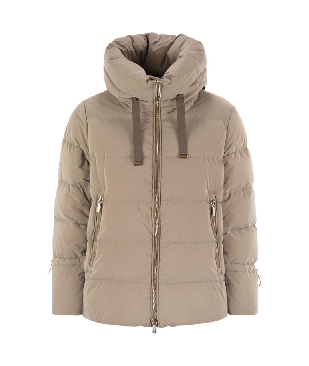 MOORER Бежевая полиамидовая куртка, фото 1