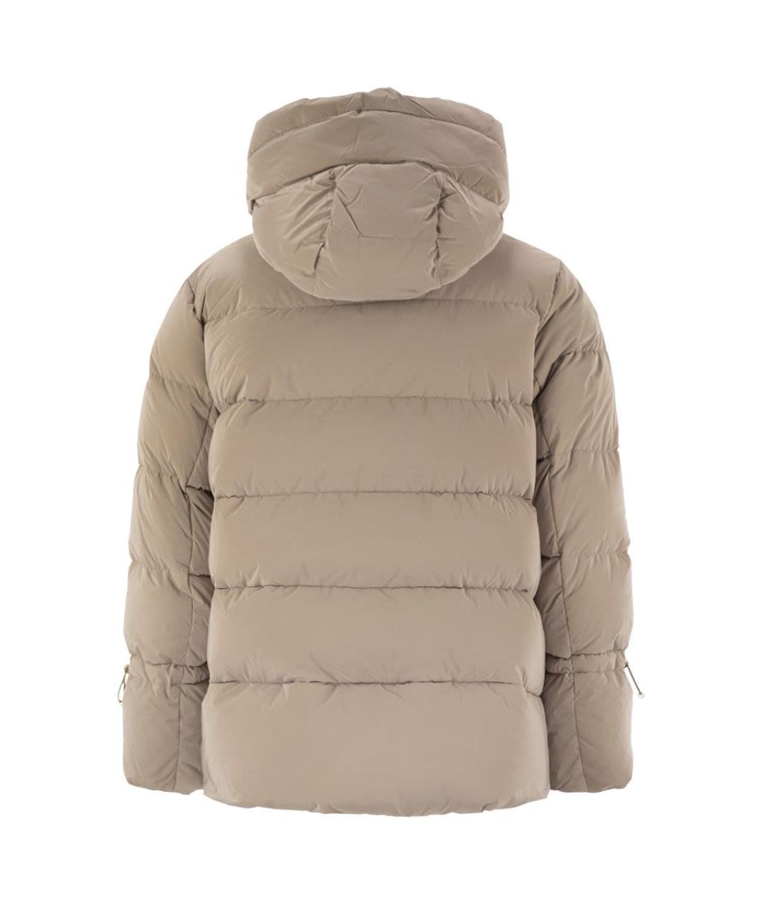 MOORER Бежевая полиамидовая куртка, фото 2