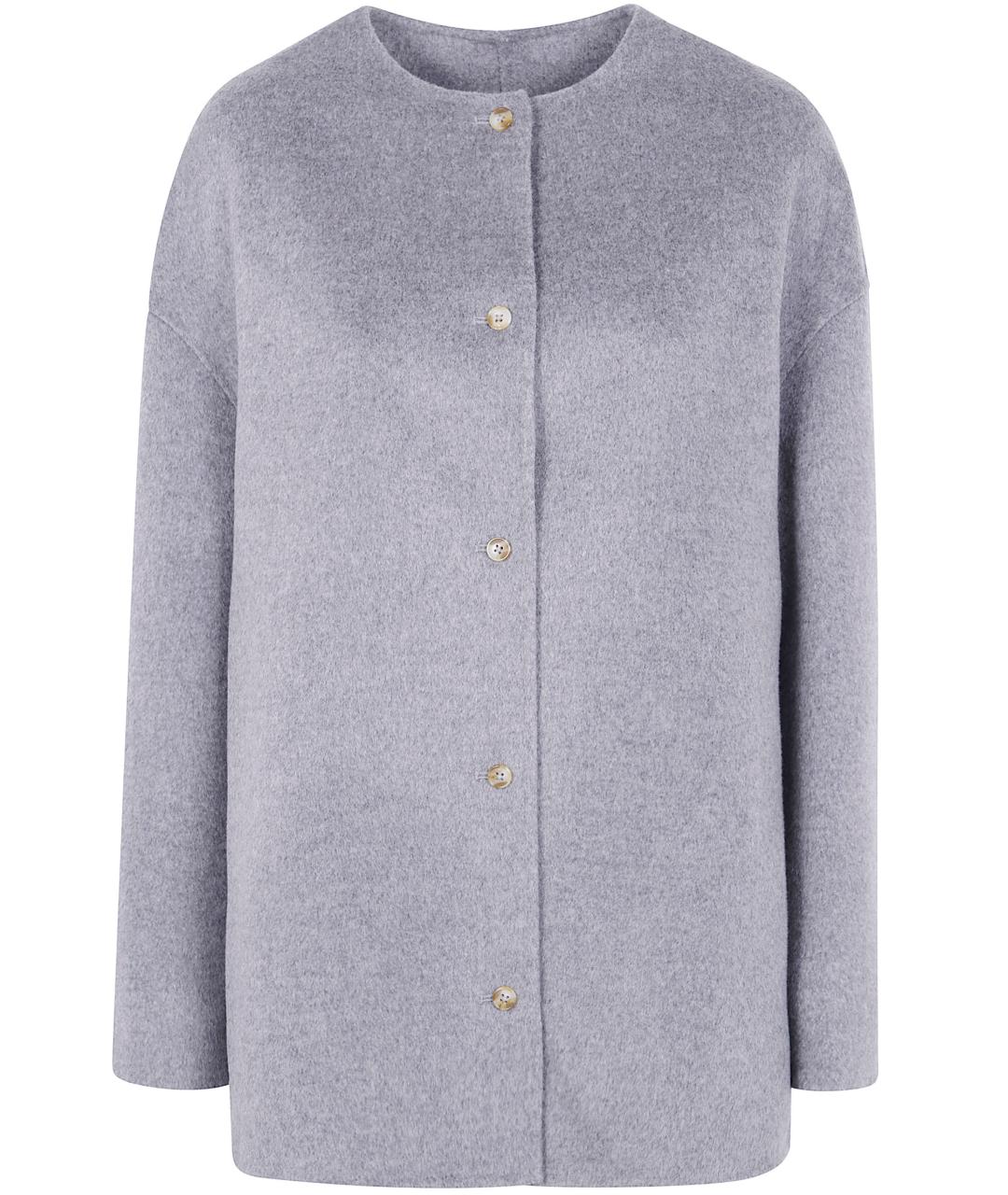 LOULOU STUDIO Серое кашемировое пальто, фото 1