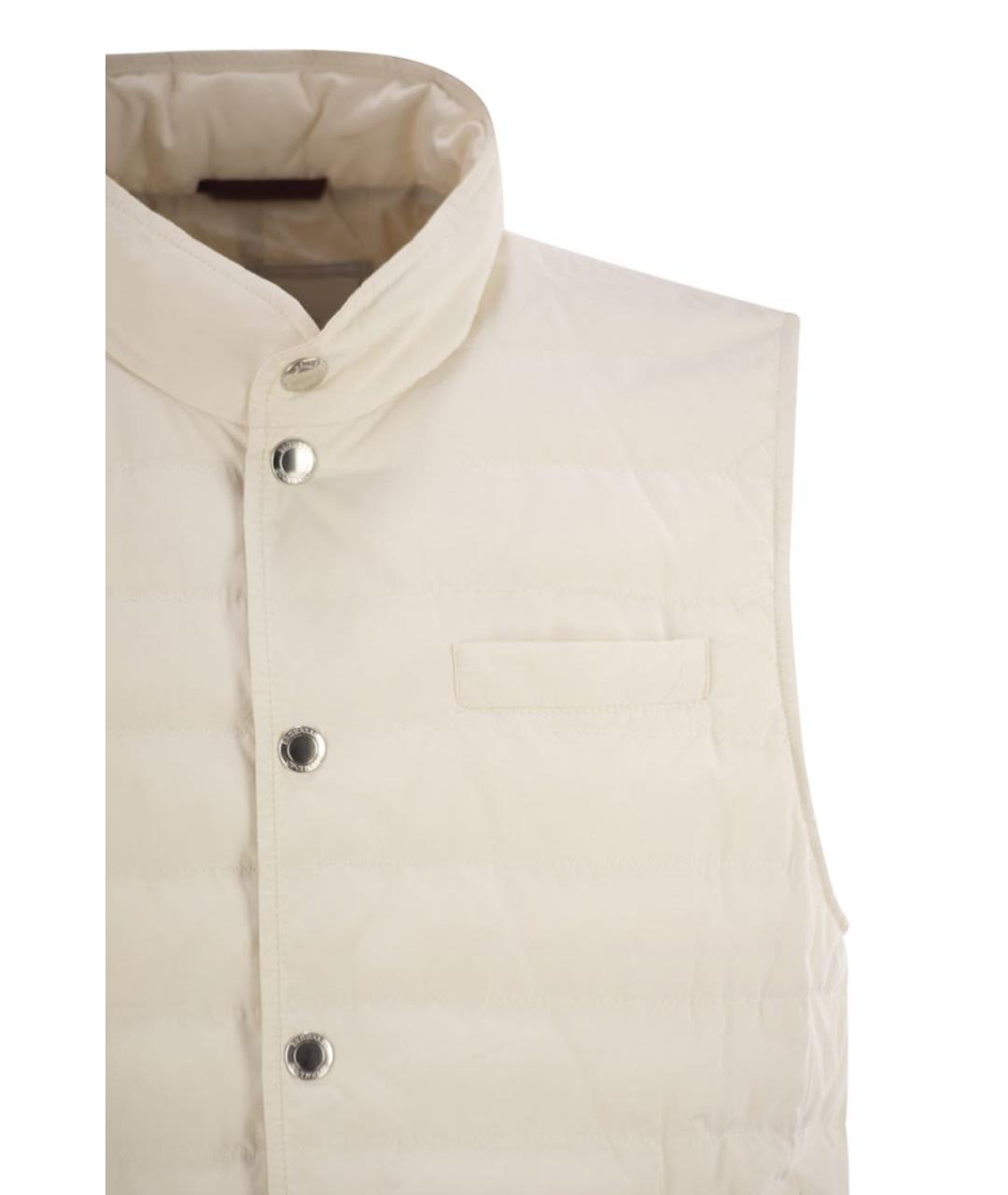 BRUNELLO CUCINELLI Бежевый жилет, фото 4