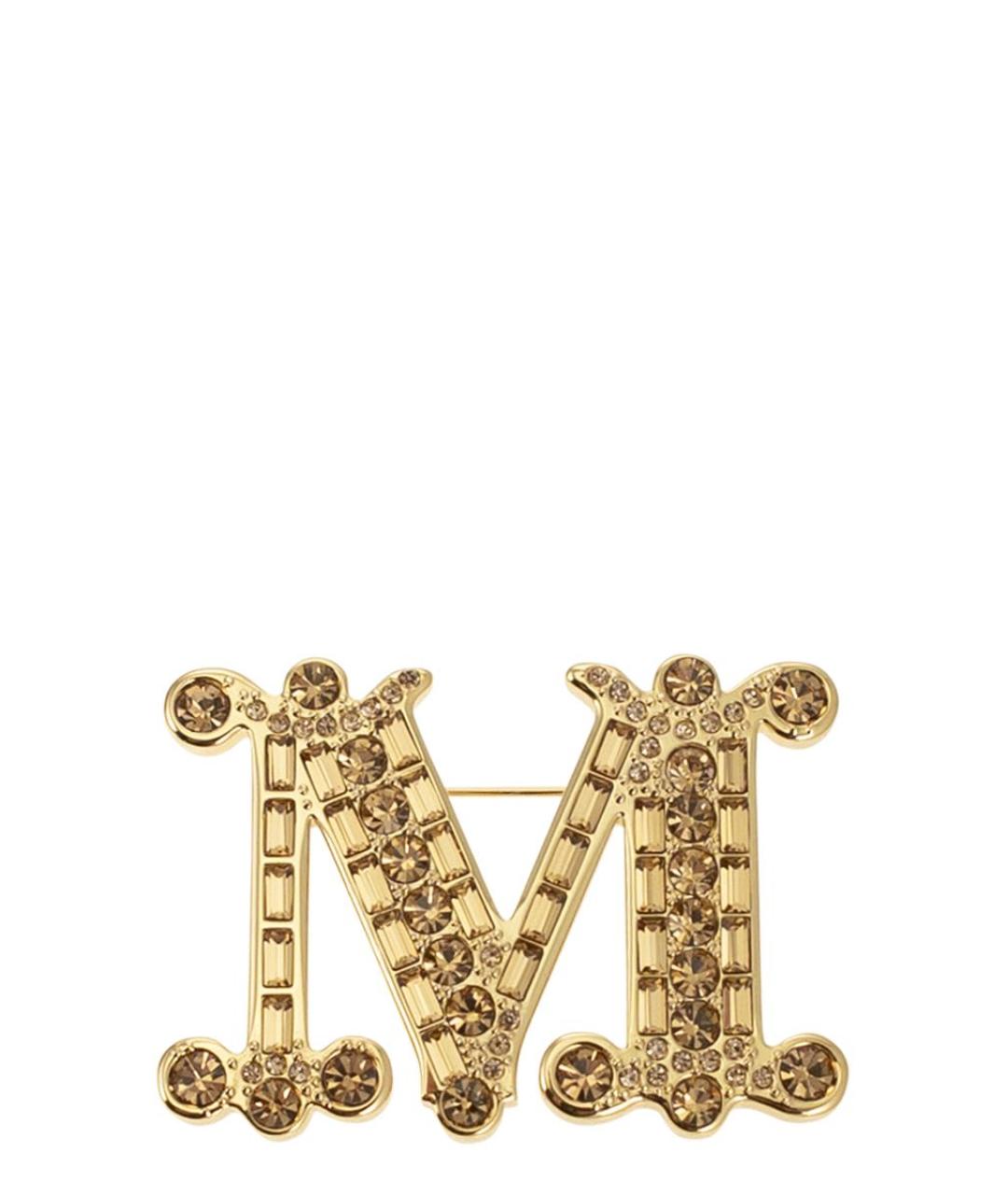 MAX MARA Золотая латунная булавка / брошь, фото 1