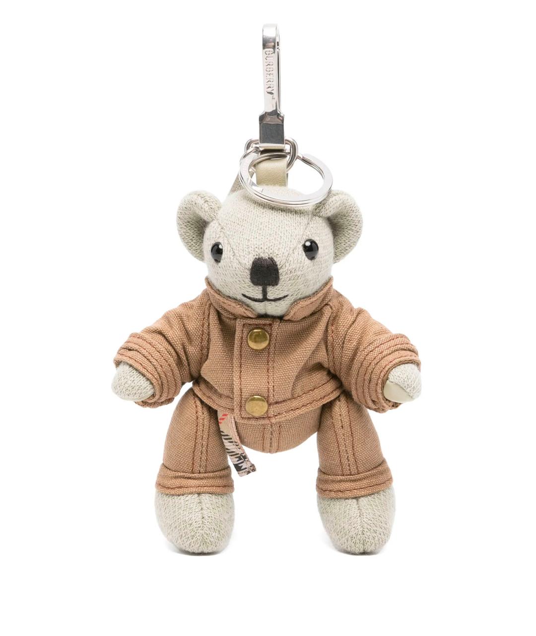 BURBERRY Бежевый брелок, фото 1