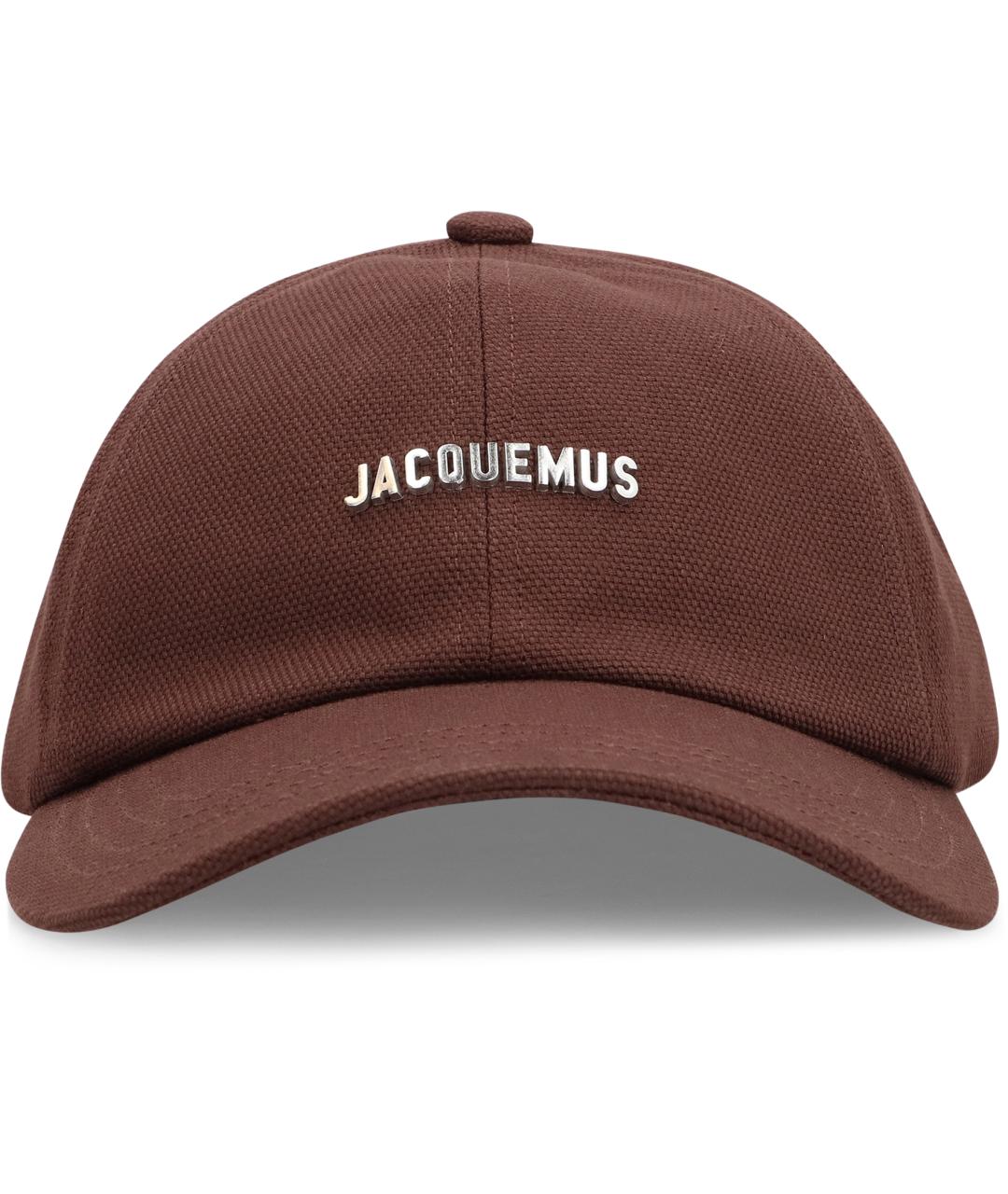 JACQUEMUS Коричневая хлопковая кепка, фото 2