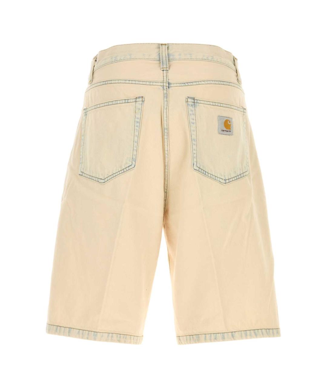 CARHARTT WIP Бежевые хлопковые шорты, фото 2