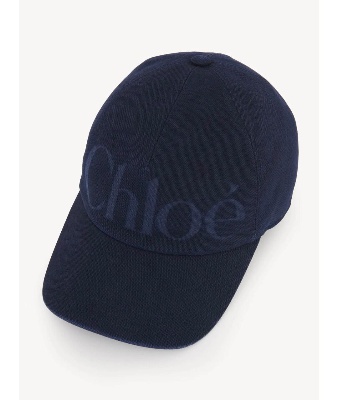 CHLOE Синяя хлопковая кепка, фото 3