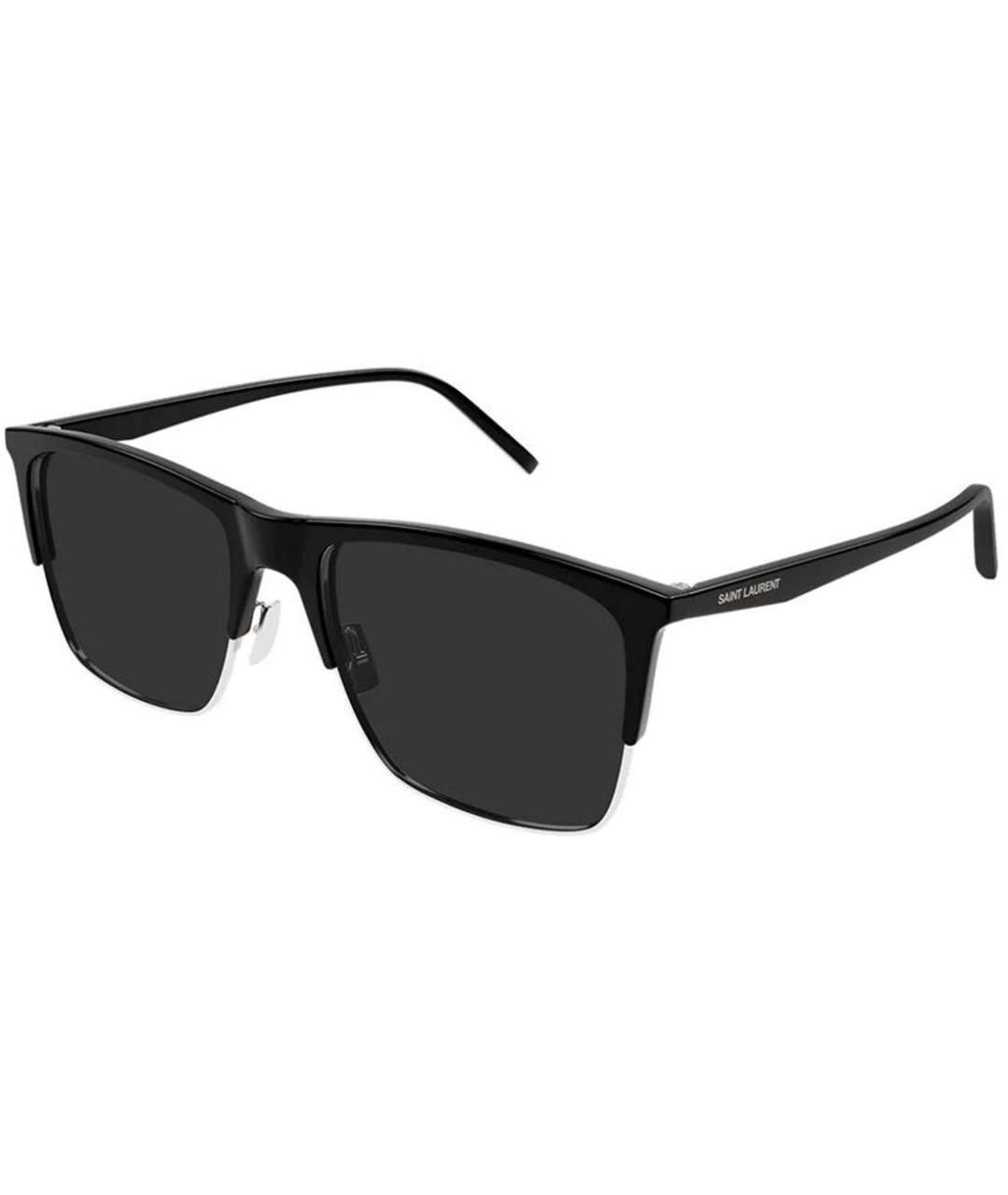SAINT LAURENT Черные солнцезащитные очки, фото 1