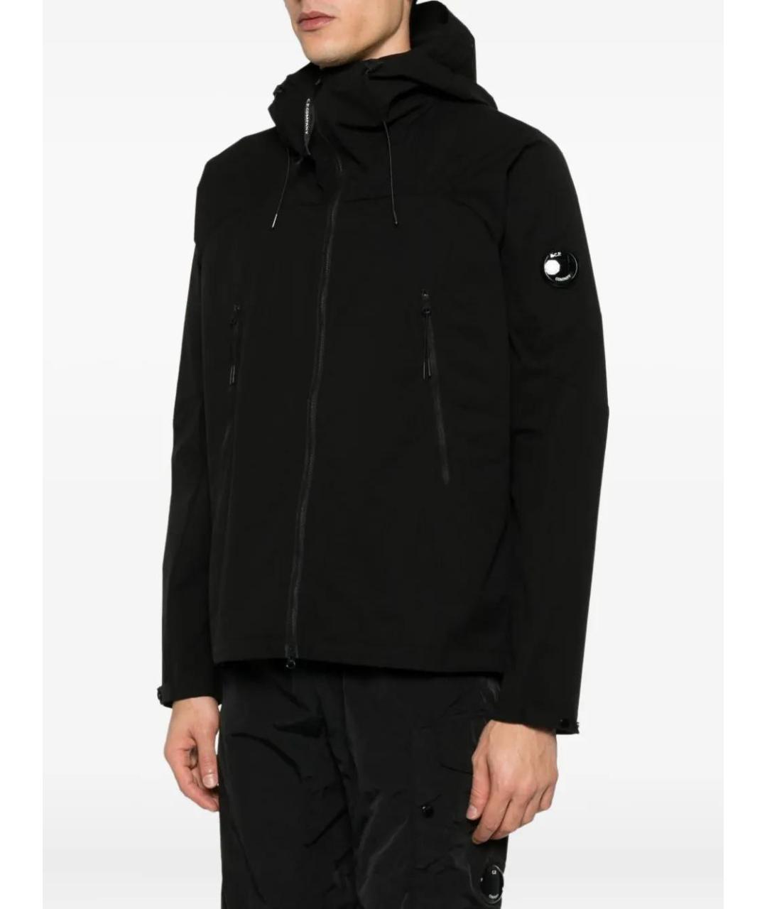 CP COMPANY Черная полиэстеровая куртка, фото 3