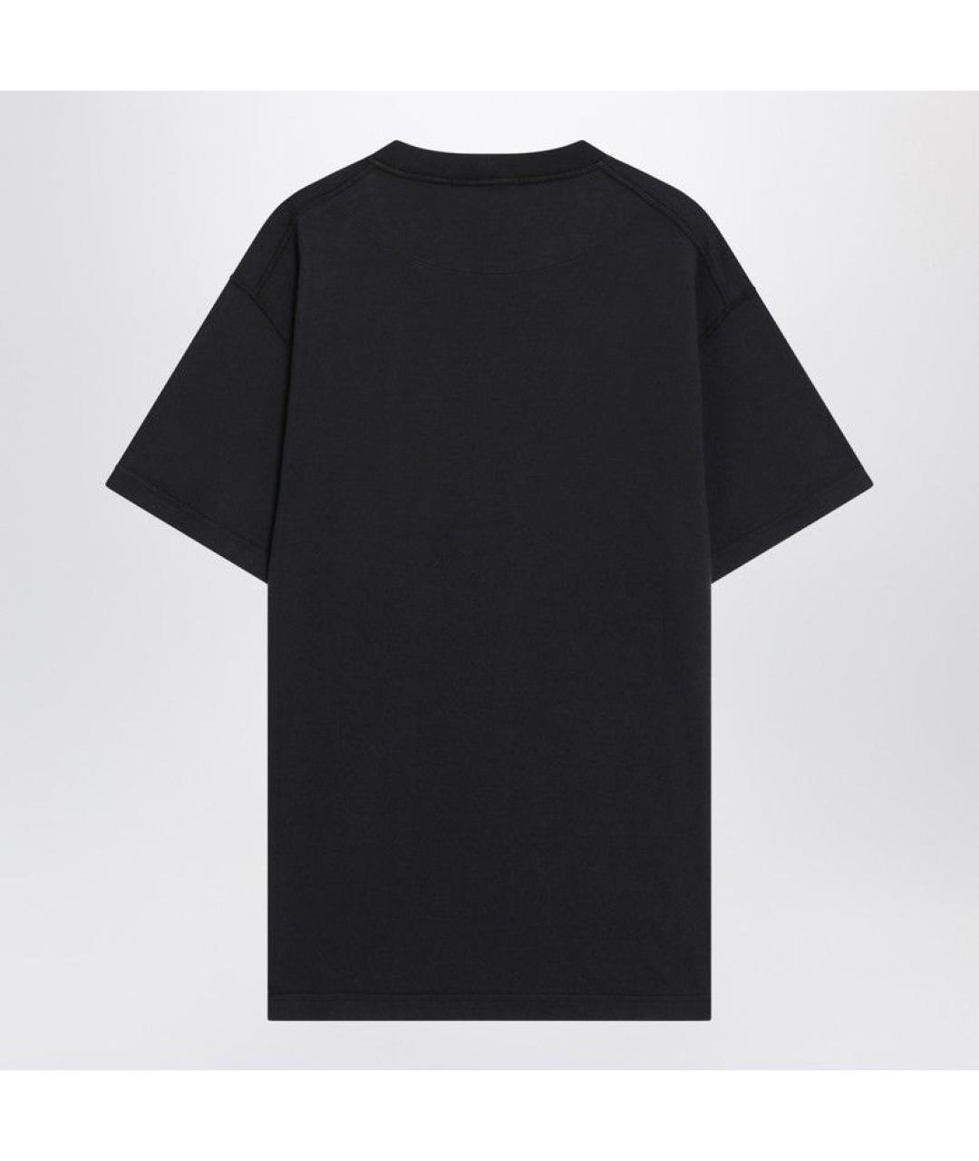 STONE ISLAND Синяя хлопковая футболка, фото 2