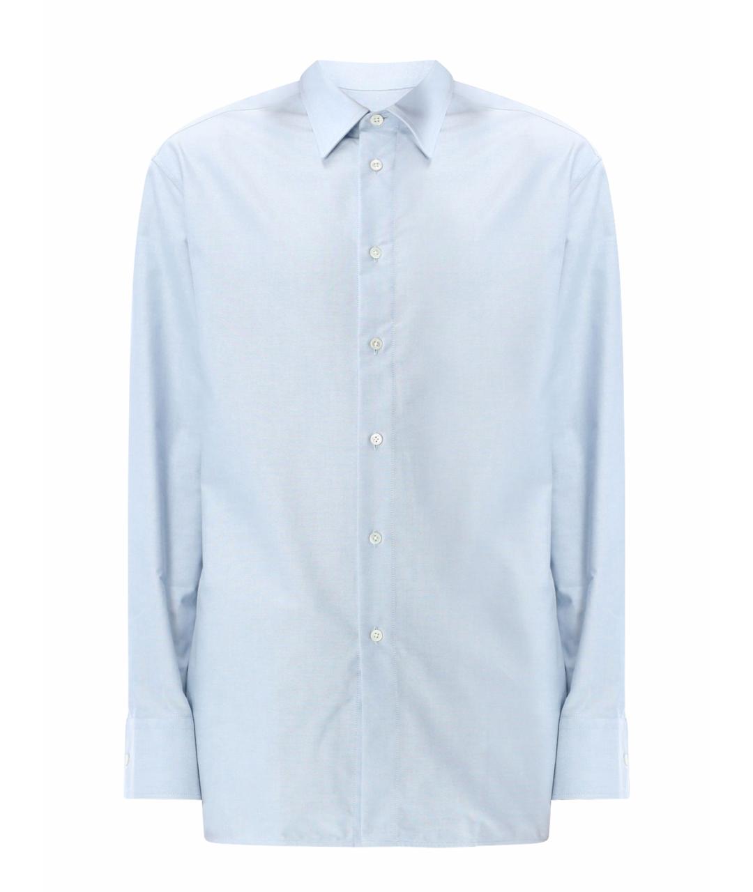 J.W.ANDERSON Голубая хлопковая кэжуал рубашка, фото 1