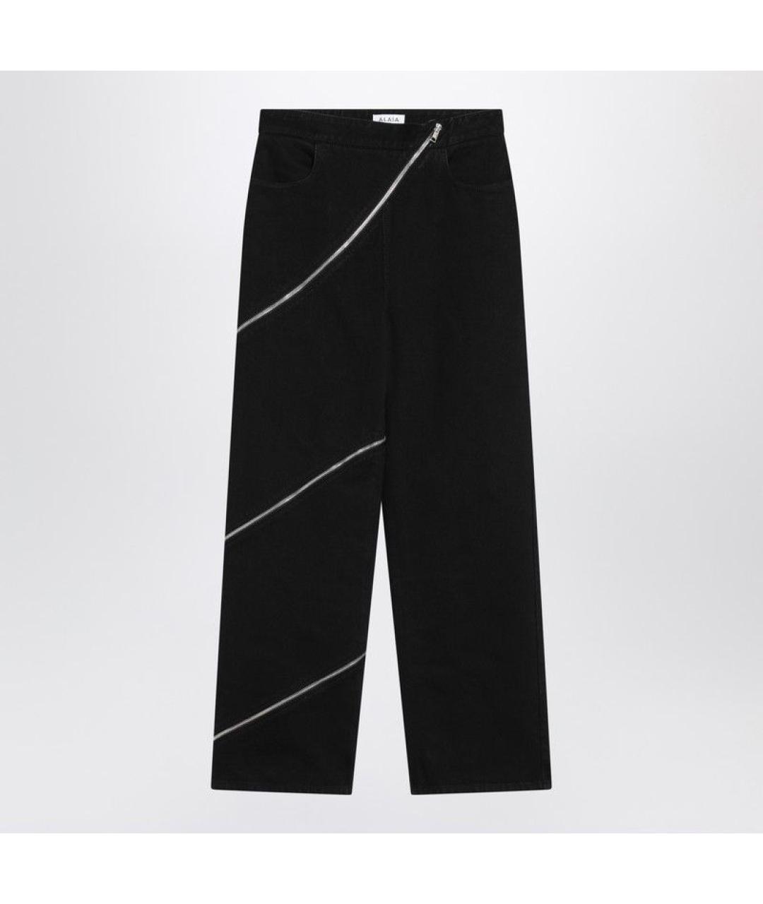 ALAIA Черные хлопковые прямые джинсы, фото 3
