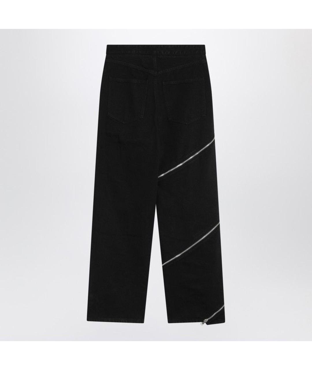 ALAIA Черные хлопковые прямые джинсы, фото 2