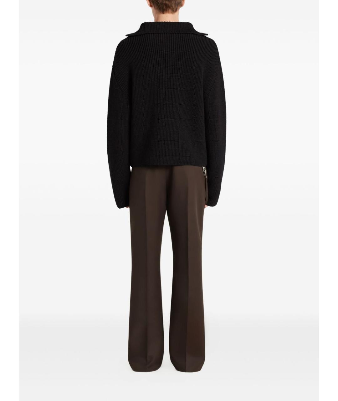 COURREGES Черный шерстяной джемпер / свитер, фото 2