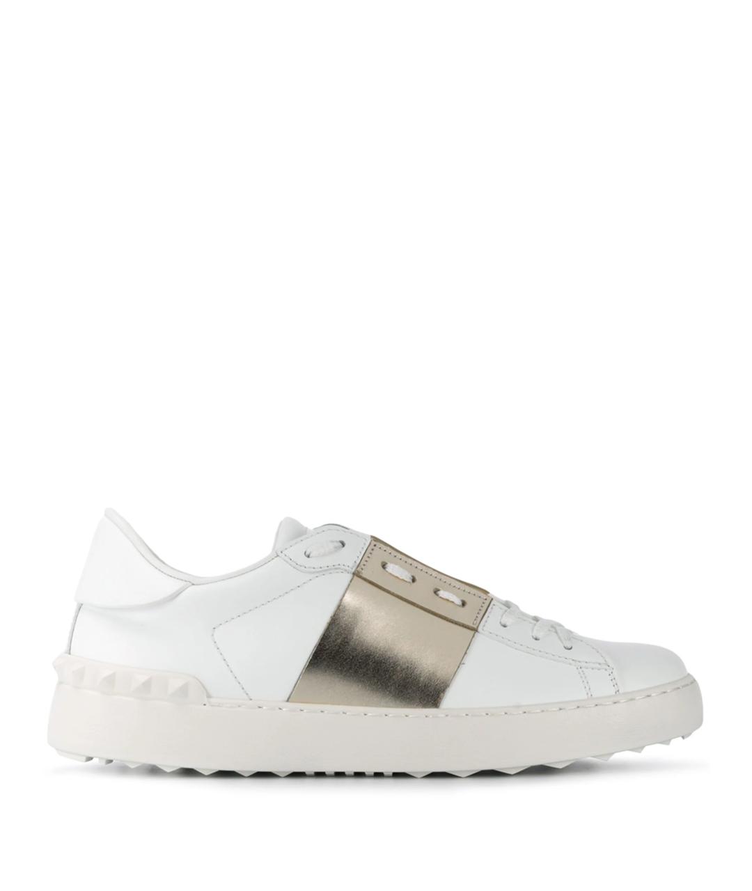 VALENTINO Белые кожаные кроссовки, фото 2
