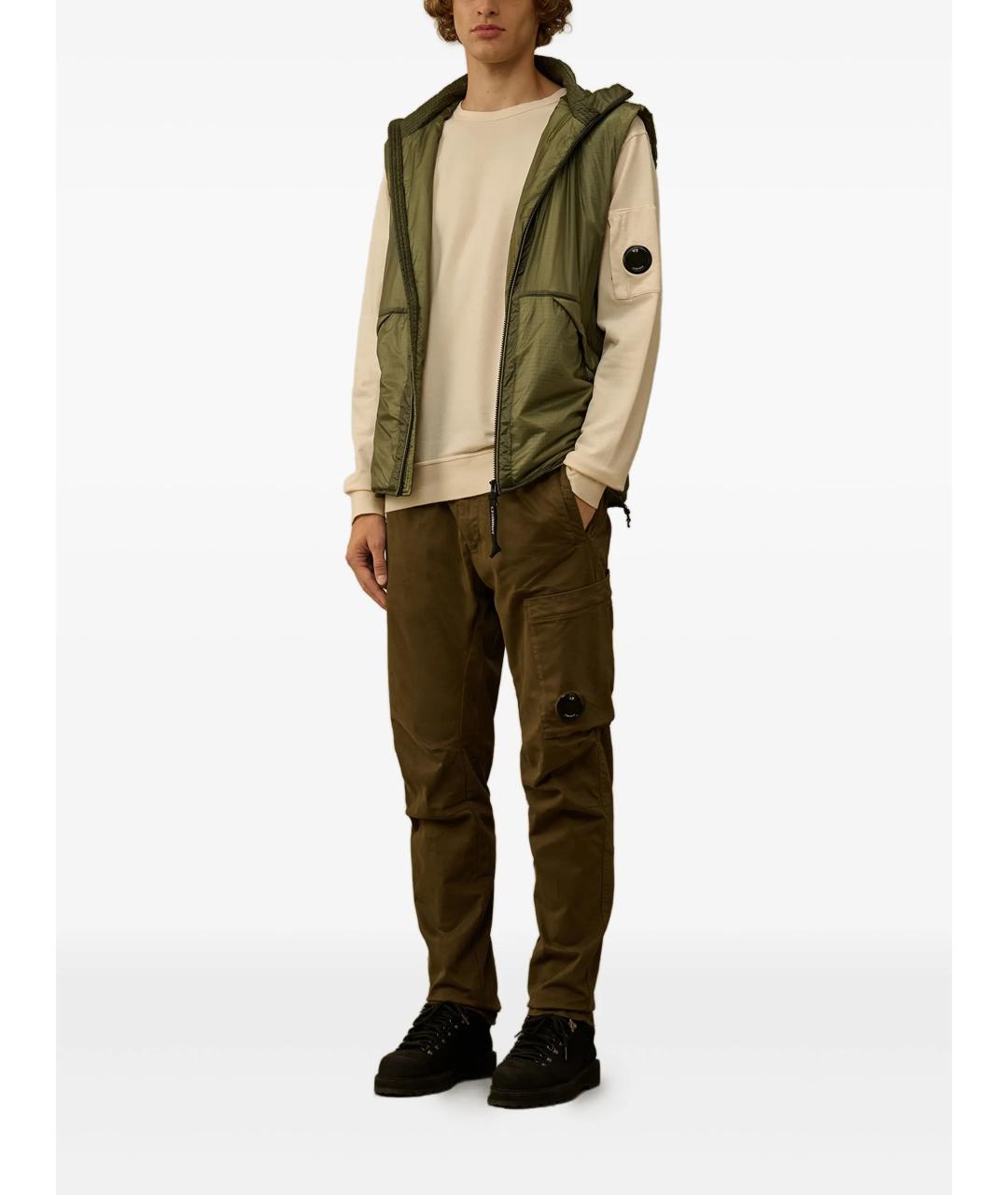 CP COMPANY Белый хлопковый джемпер / свитер, фото 2