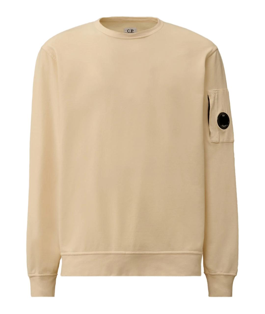CP COMPANY Белый хлопковый джемпер / свитер, фото 1
