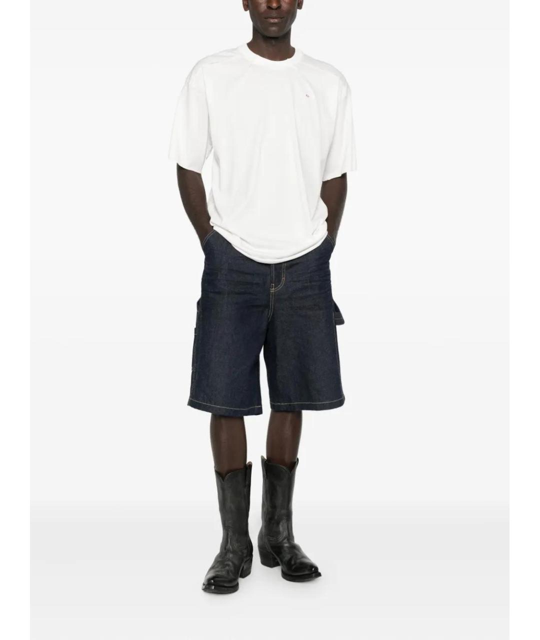 DIESEL Белая хлопковая футболка, фото 3