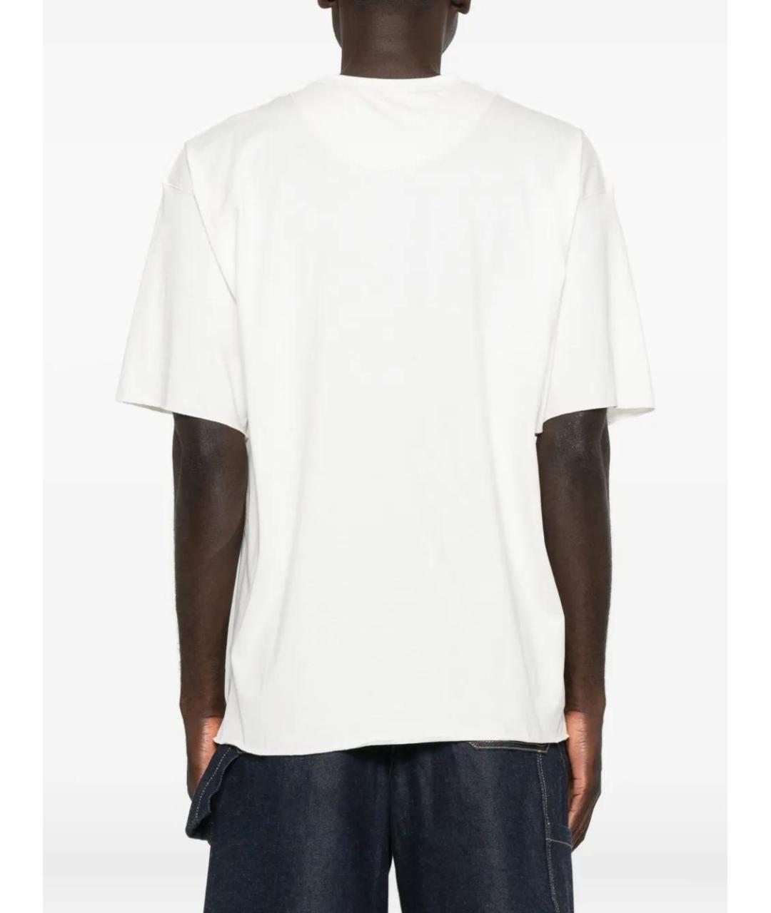 DIESEL Белая хлопковая футболка, фото 5