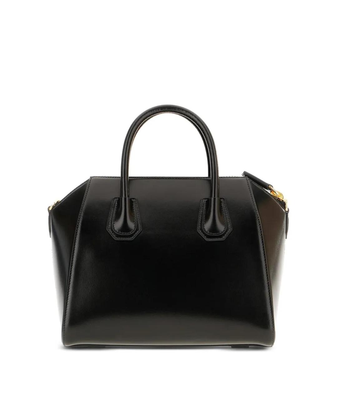 GIVENCHY Черная кожаная сумка тоут, фото 2