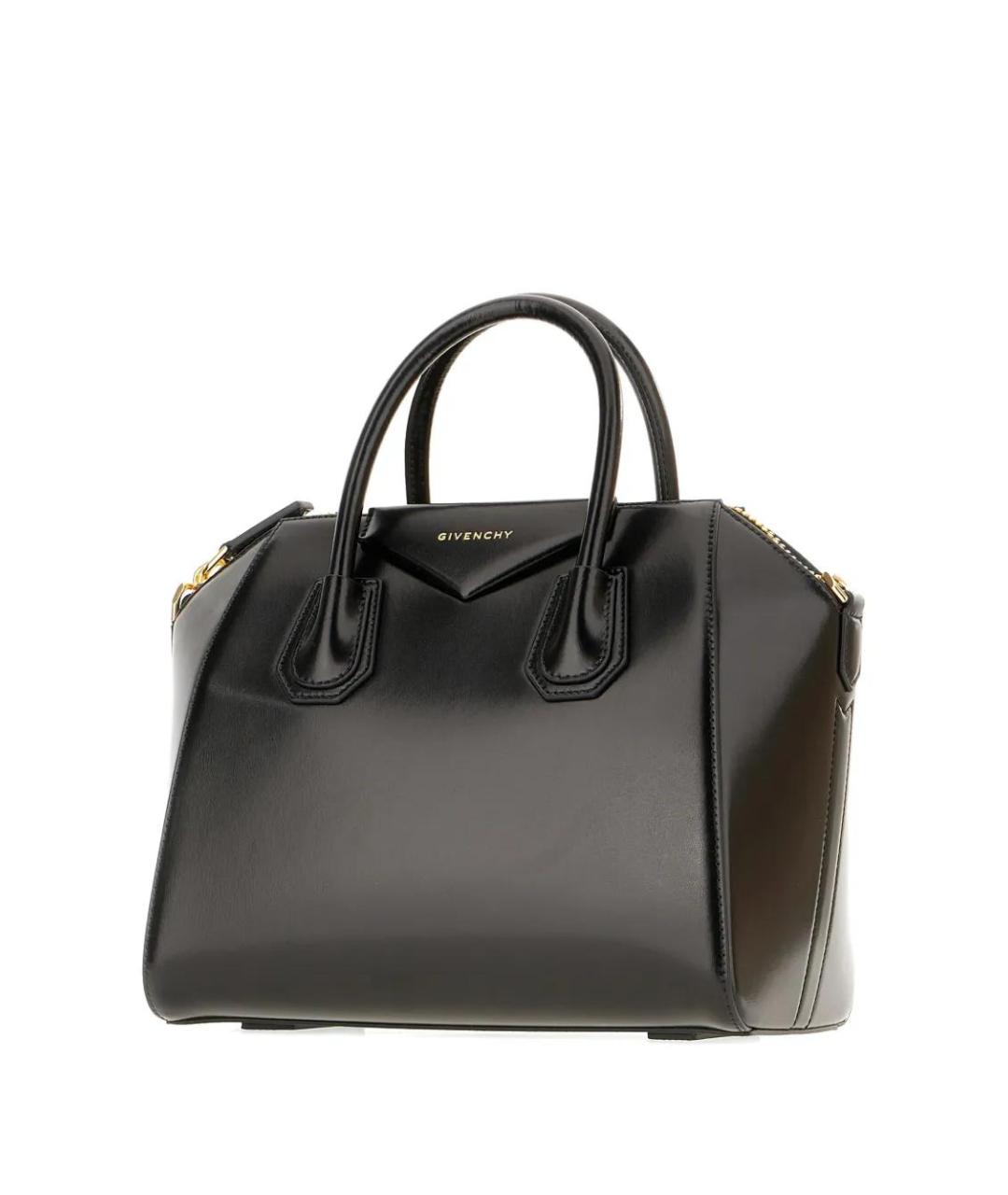 GIVENCHY Черная кожаная сумка тоут, фото 3