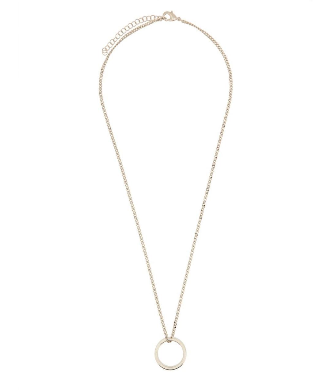 MM6 MAISON MARGIELA Серебряная металлическая цепочка, фото 2