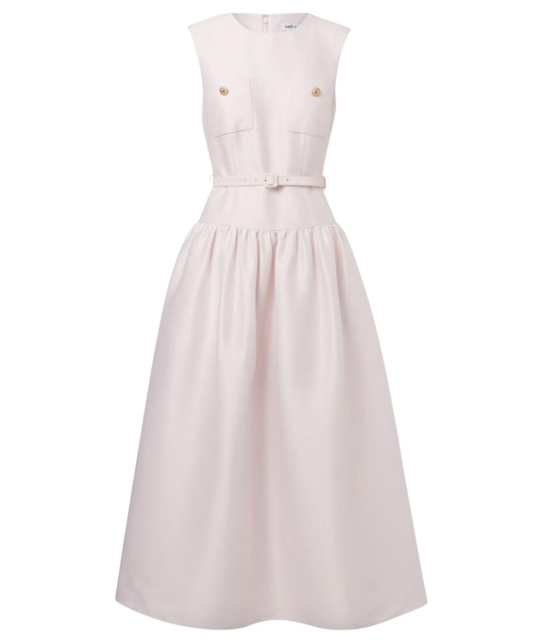 SELF-PORTRAIT Розовое полиэстеровое коктейльное платье, фото 1