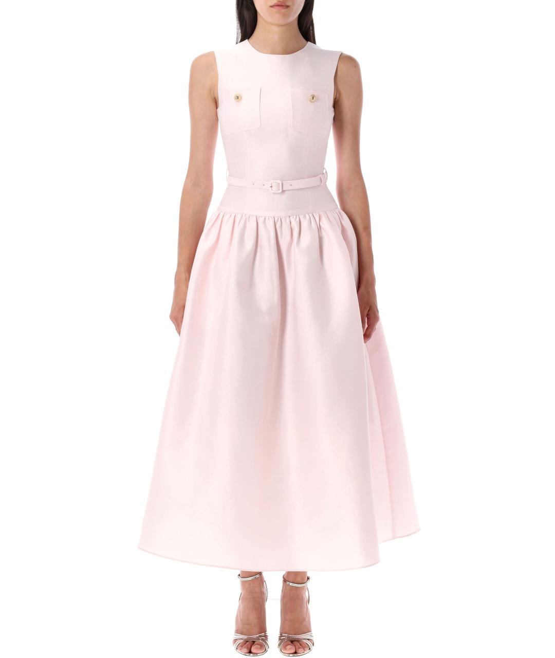 SELF-PORTRAIT Розовое полиэстеровое коктейльное платье, фото 2