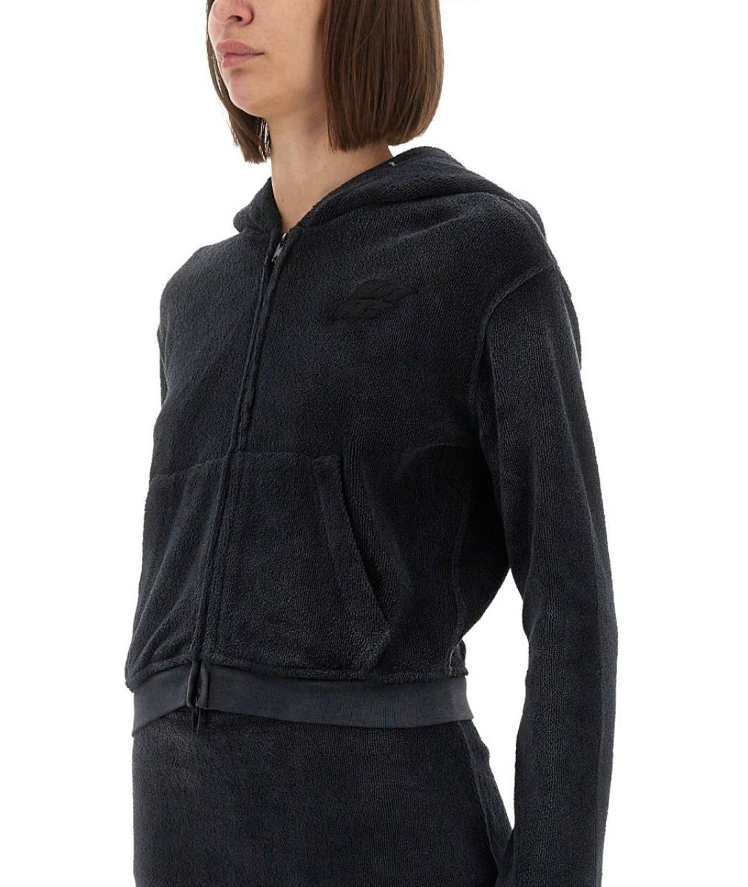 ALEXANDER WANG Черный хлопковый джемпер / свитер, фото 4