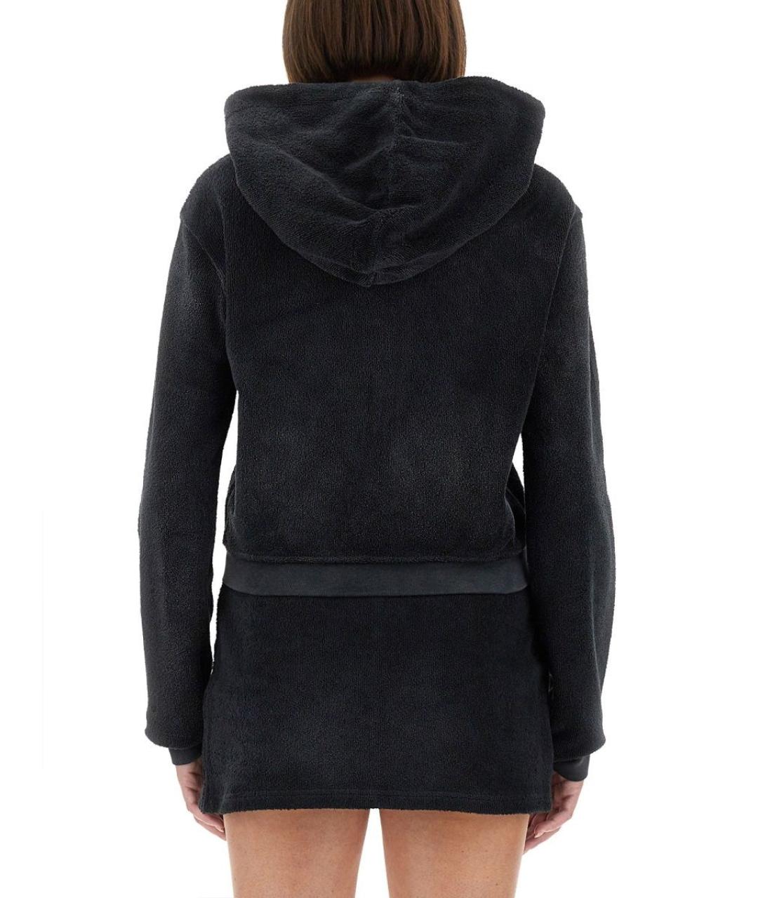 ALEXANDER WANG Черный хлопковый джемпер / свитер, фото 3