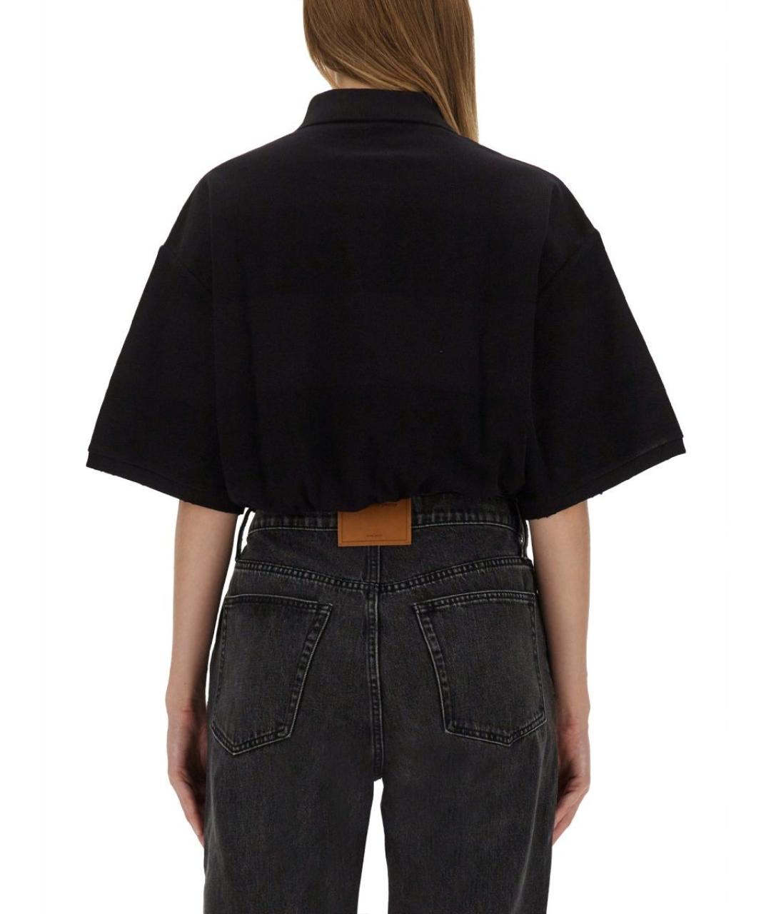 T BY ALEXANDER WANG Черная хлопковая рубашка, фото 4