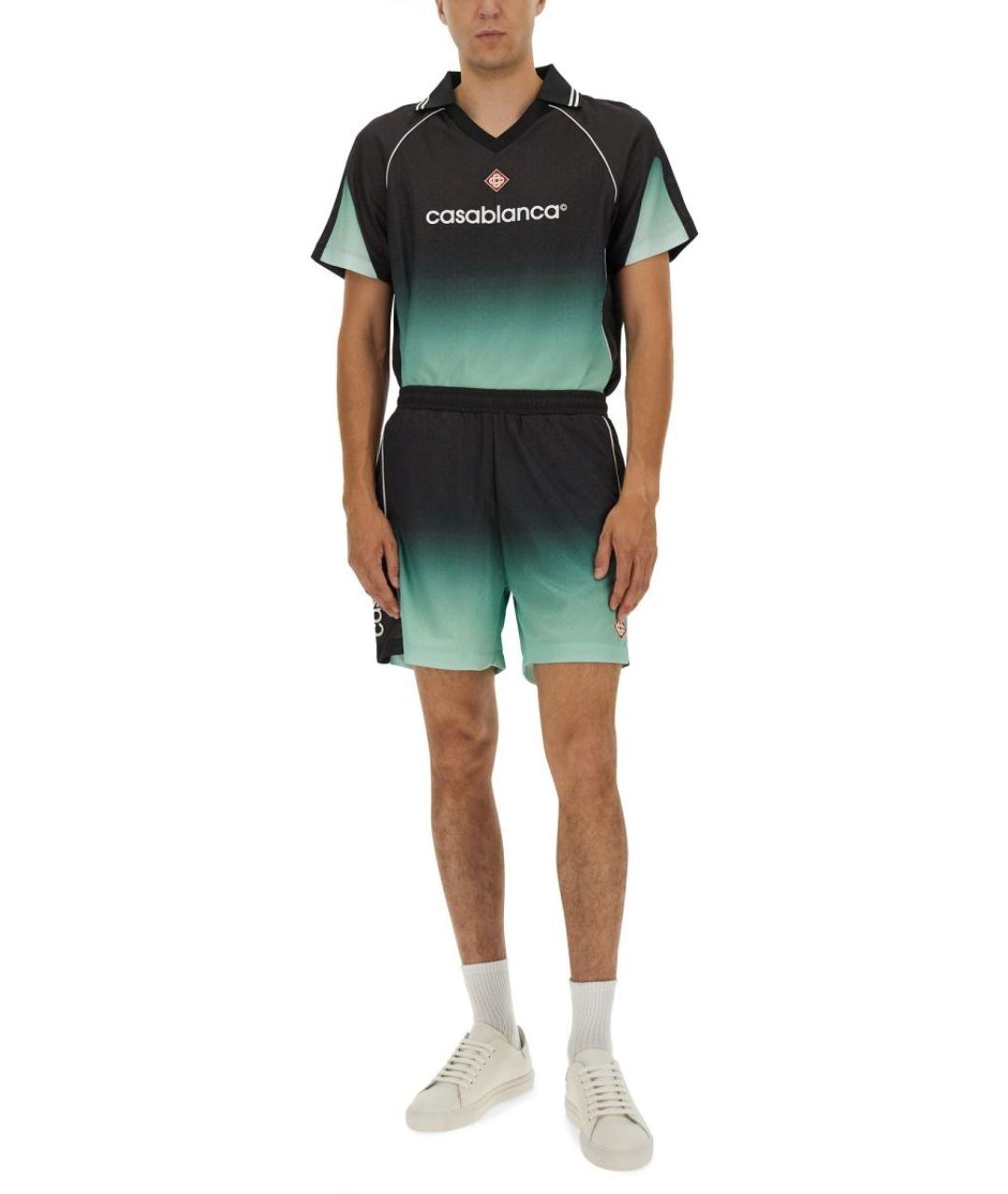 CASABLANCA Мульти полиэстеровые шорты, фото 3