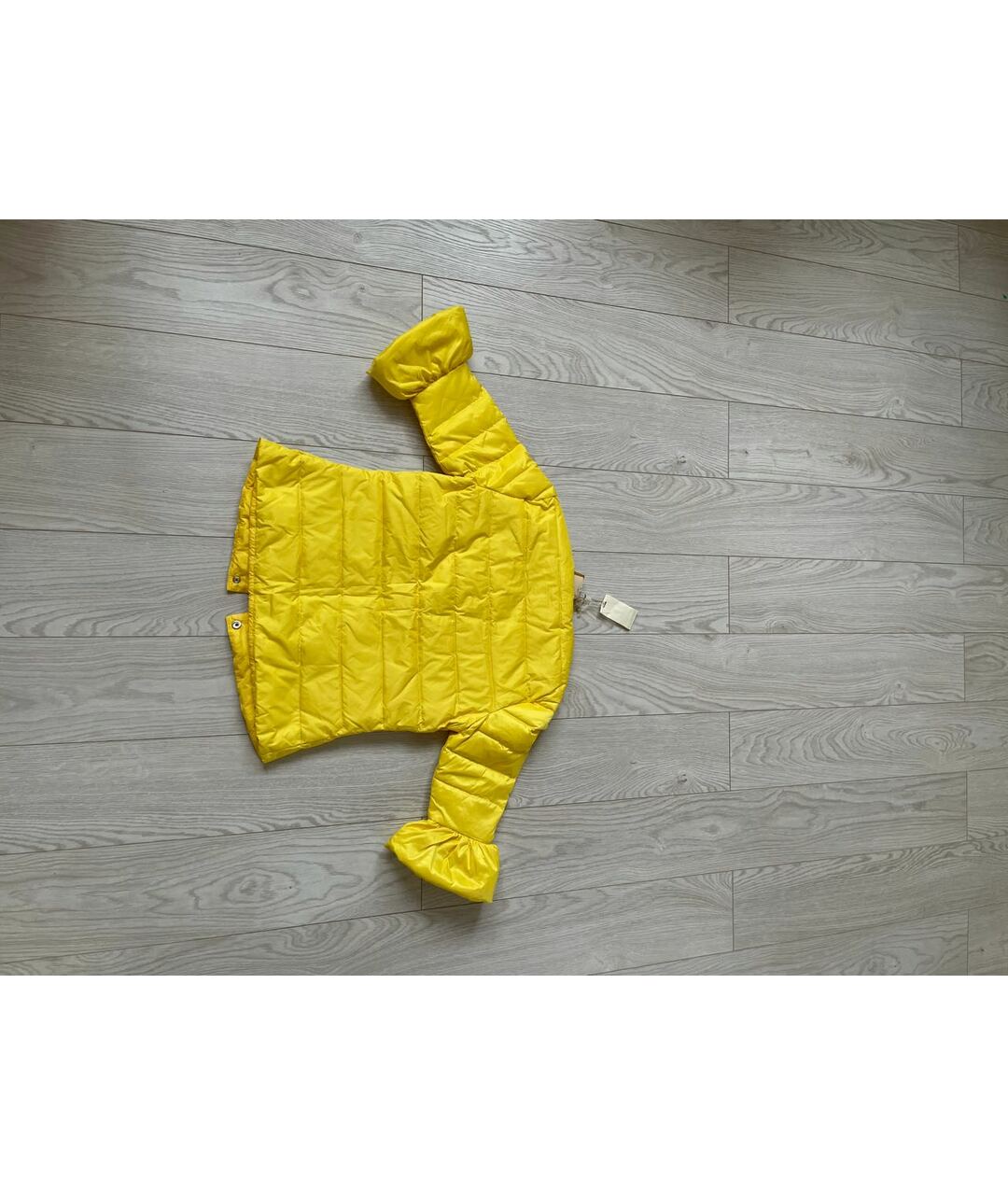LIU JO Желтая полиамидовая куртка, фото 4