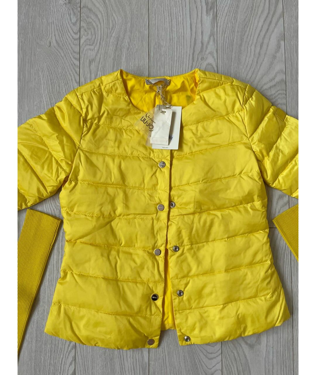 LIU JO Желтая полиамидовая куртка, фото 2