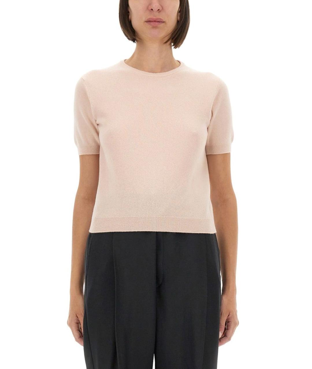 MAISON MARGIELA Розовый шерстяной джемпер / свитер, фото 2