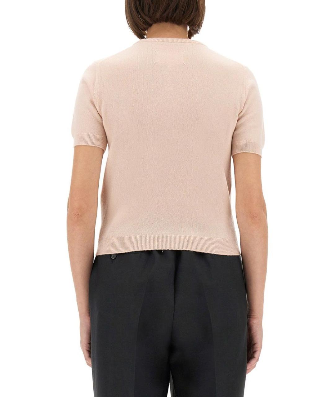 MAISON MARGIELA Розовый шерстяной джемпер / свитер, фото 4