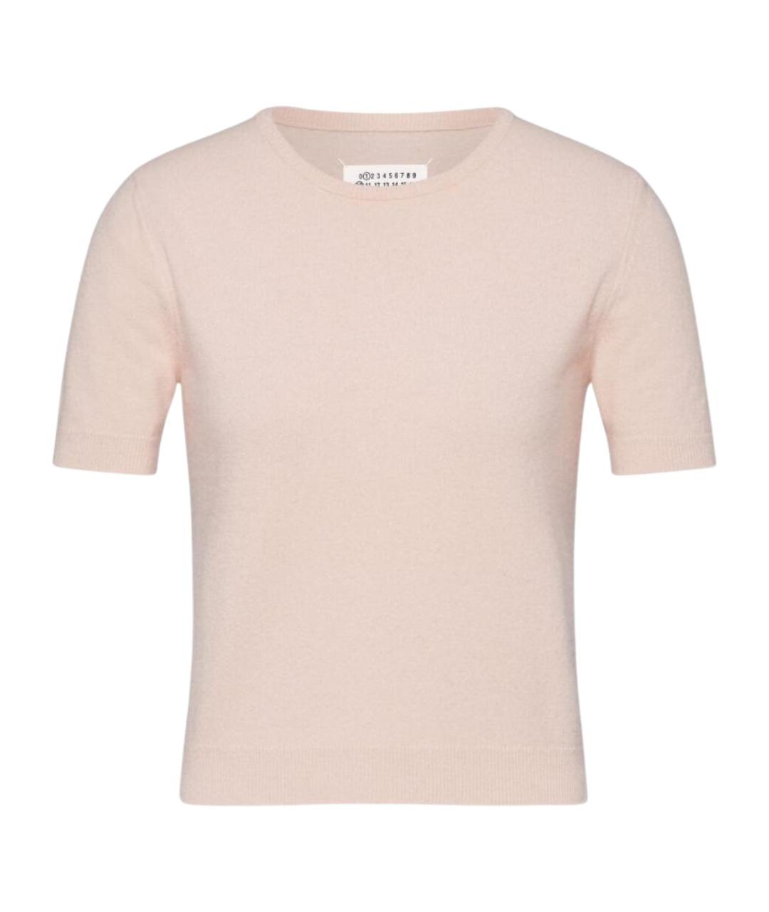 MAISON MARGIELA Розовый шерстяной джемпер / свитер, фото 1