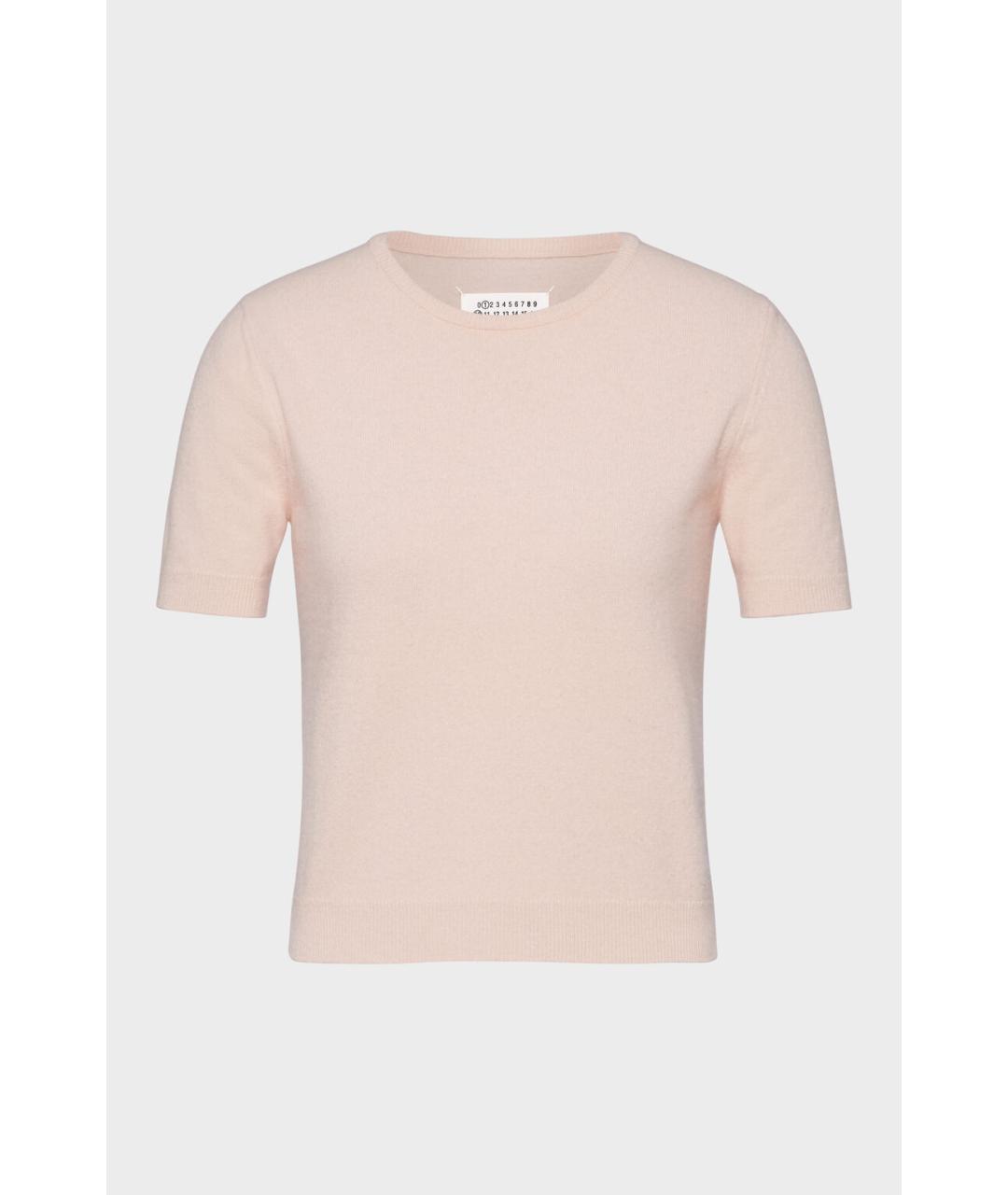 MAISON MARGIELA Розовый шерстяной джемпер / свитер, фото 6