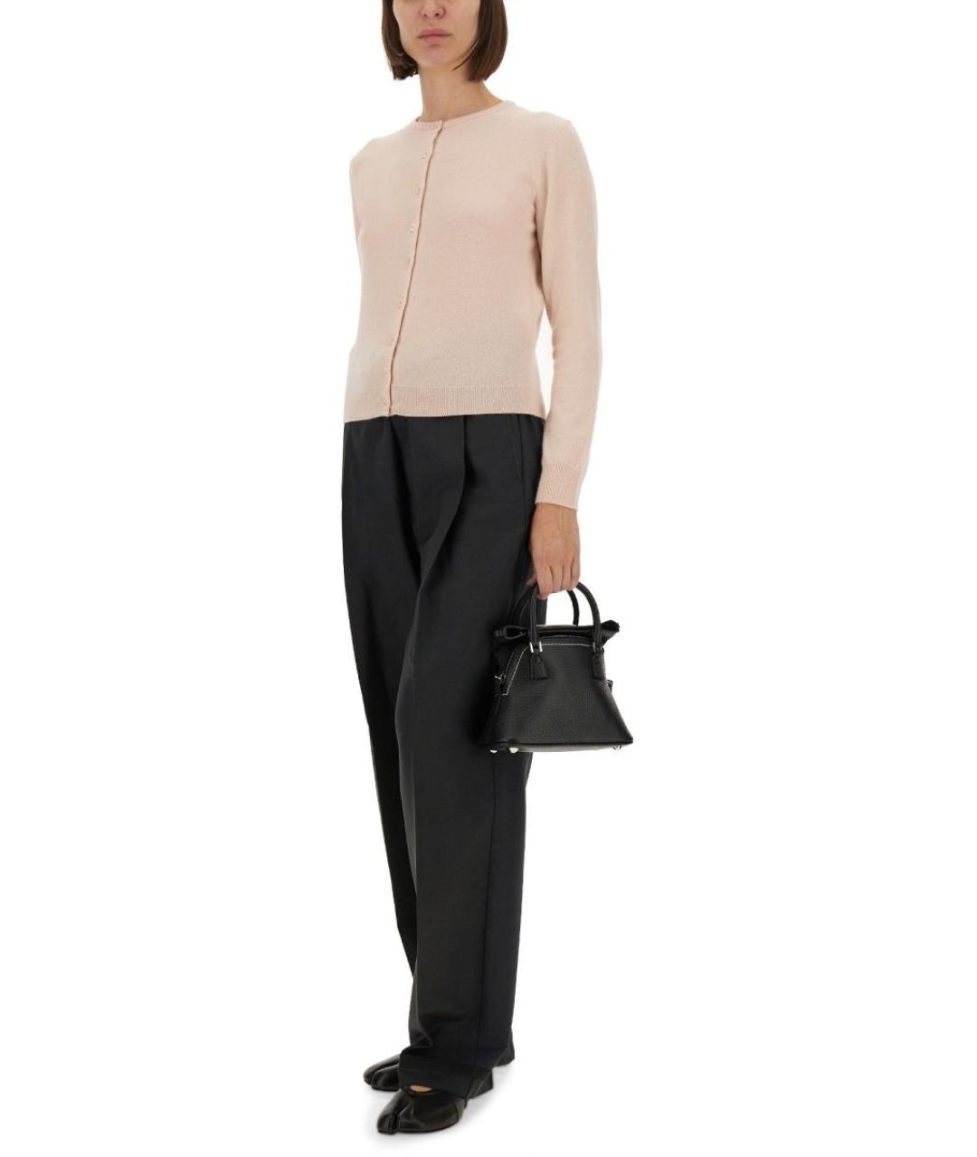 MAISON MARGIELA Розовый шерстяной кардиган, фото 3