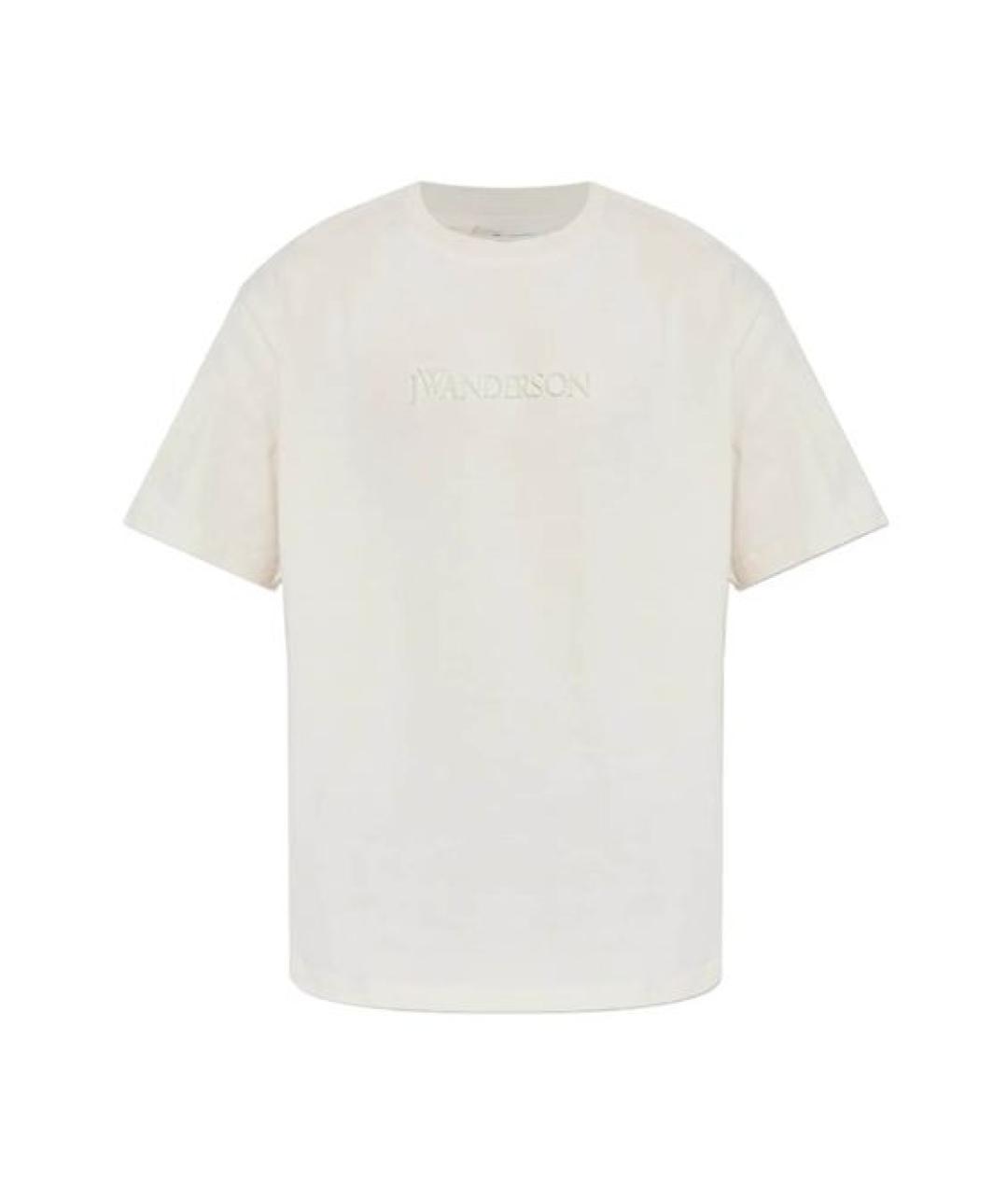 J.W.ANDERSON Белая хлопковая футболка, фото 1
