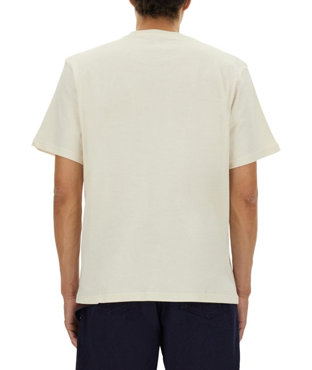 J.W.ANDERSON Белая хлопковая футболка, фото 3